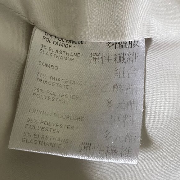 Judith and Charles wool blend Gray/Black/Cream dress-Size 10 - Picture 6 of 12